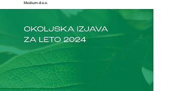 Okoljska izjava za leto 2024