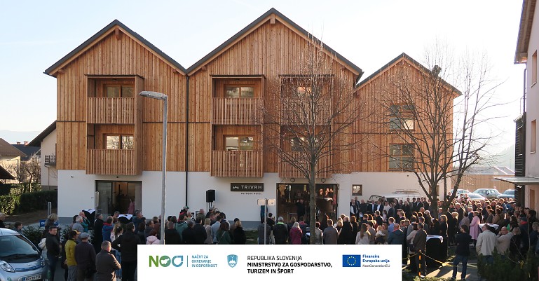 Trivrh Outdoor Hotel je odprt